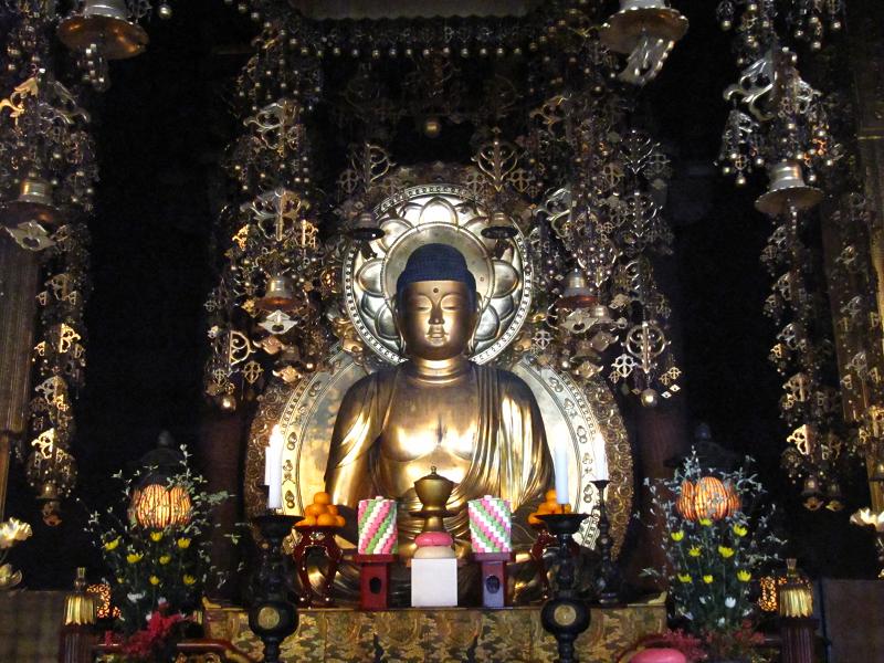 京都 知恩院の仏像 No1 Buddha At Chionin Templw Kyoto 1 写真の